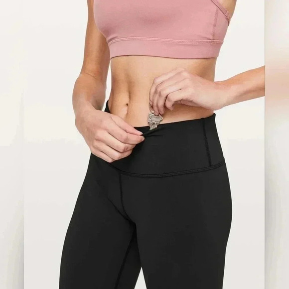 Lululemon Wunder Under Crop *Mid-Rise Full-On Luxtreme 21"Black - Picture 5 of 13